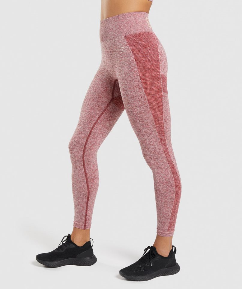 Leggins Gymshark Flex High Waisted Mujer Rosas | ES7183-IT