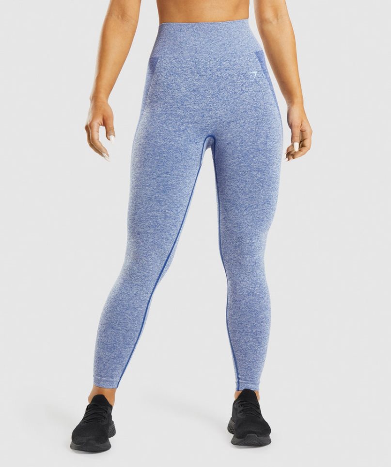 Leggins Gymshark Flex High Waisted Mujer Azules | ES7843-AD