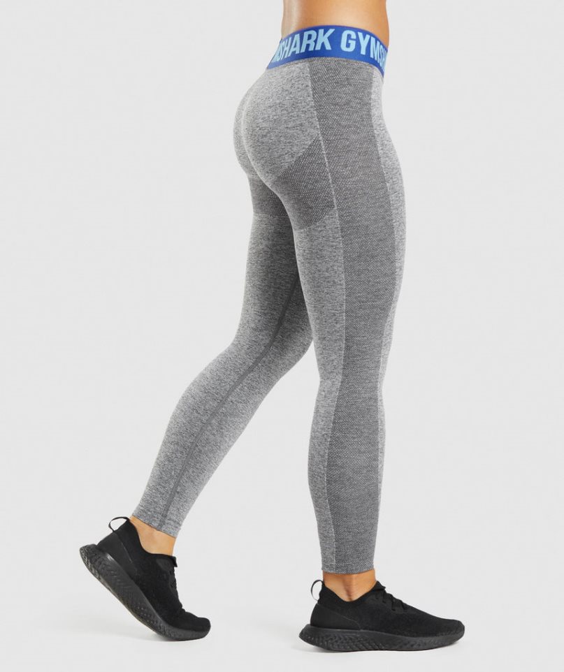 Leggins Gymshark Flex Low Rise Mujer Gris | ES0298-VY