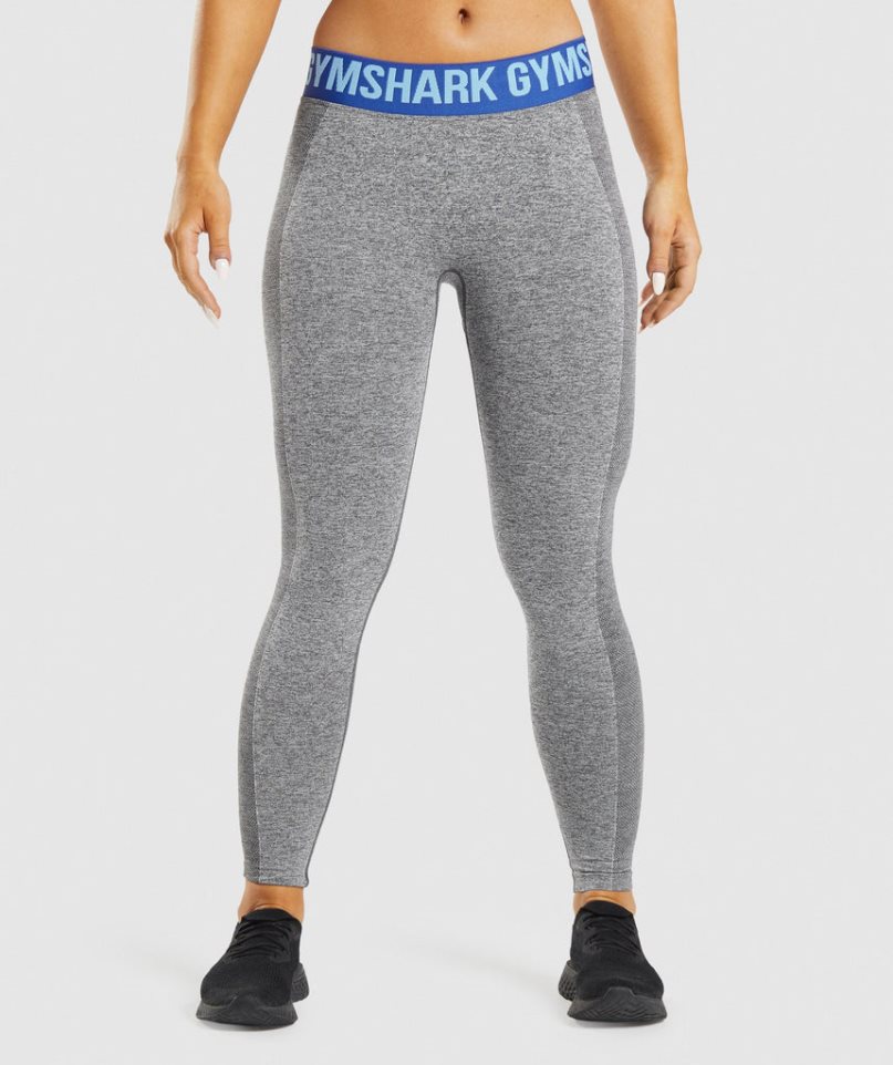 Leggins Gymshark Flex Low Rise Mujer Gris | ES0298-VY