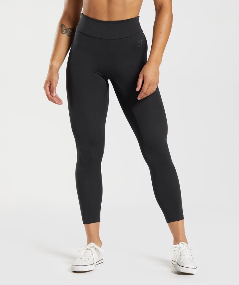 Leggins Gymshark GS Power Original Mujer Negras | ES9071-WH