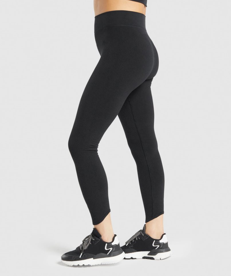 Leggins Gymshark Pause Seamless Mujer Negras | ES8036-EA