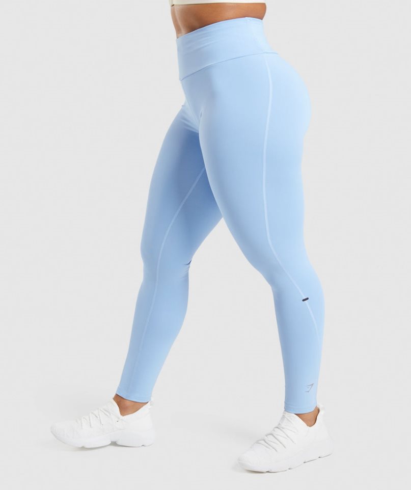 Leggins Gymshark Speed Mujer Azules Claro | ES4130-AY