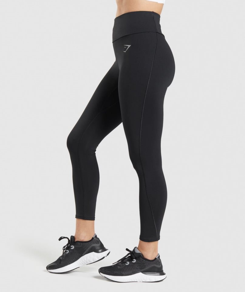 Leggins Gymshark Speed Mujer Negras | ES4627-BF