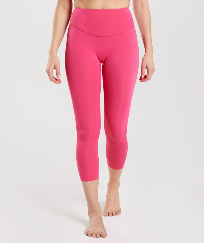 Leggins Gymshark Studio 7/8 Mujer Rosas | ES0836-AJ