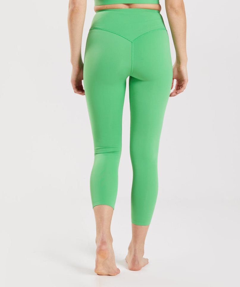 Leggins Gymshark Studio 7/8 Mujer Verde | ES5087-XZ