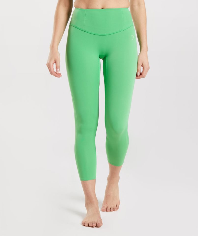 Leggins Gymshark Studio 7/8 Mujer Verde | ES5087-XZ