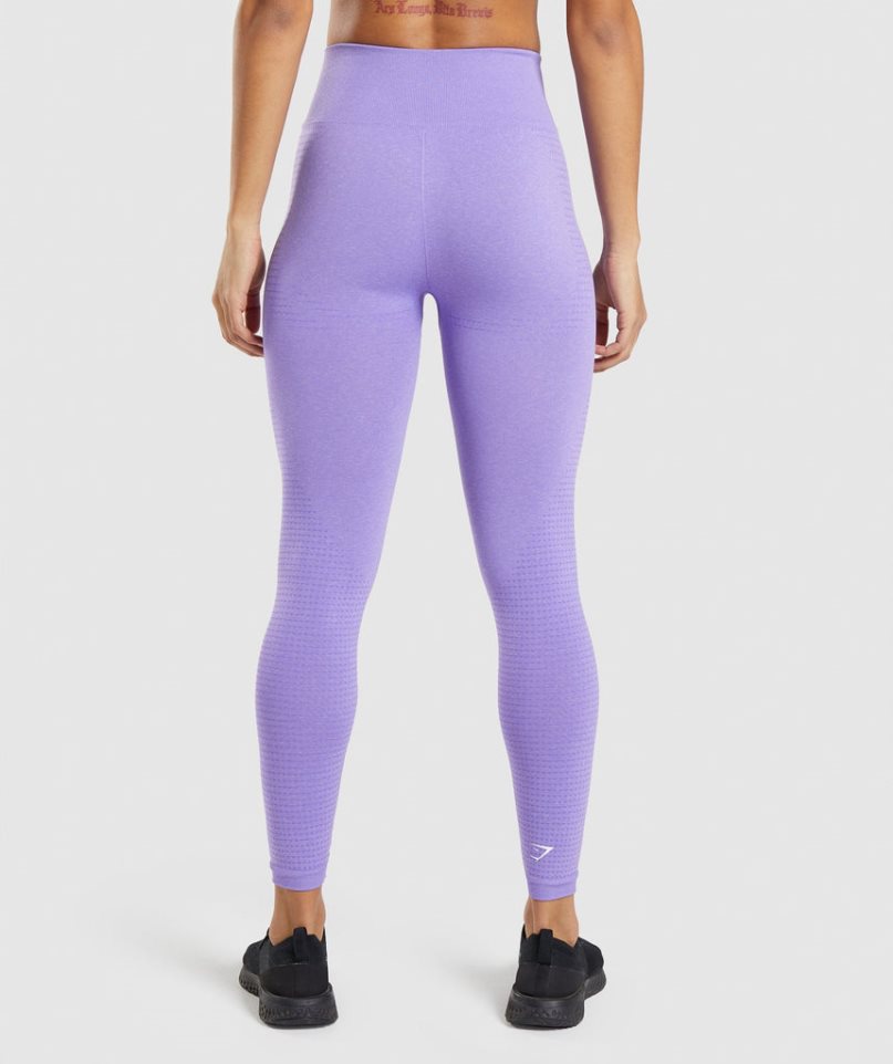 Leggins Gymshark Vital Seamless 2.0 Mujer Lavanda | ES2596-OM