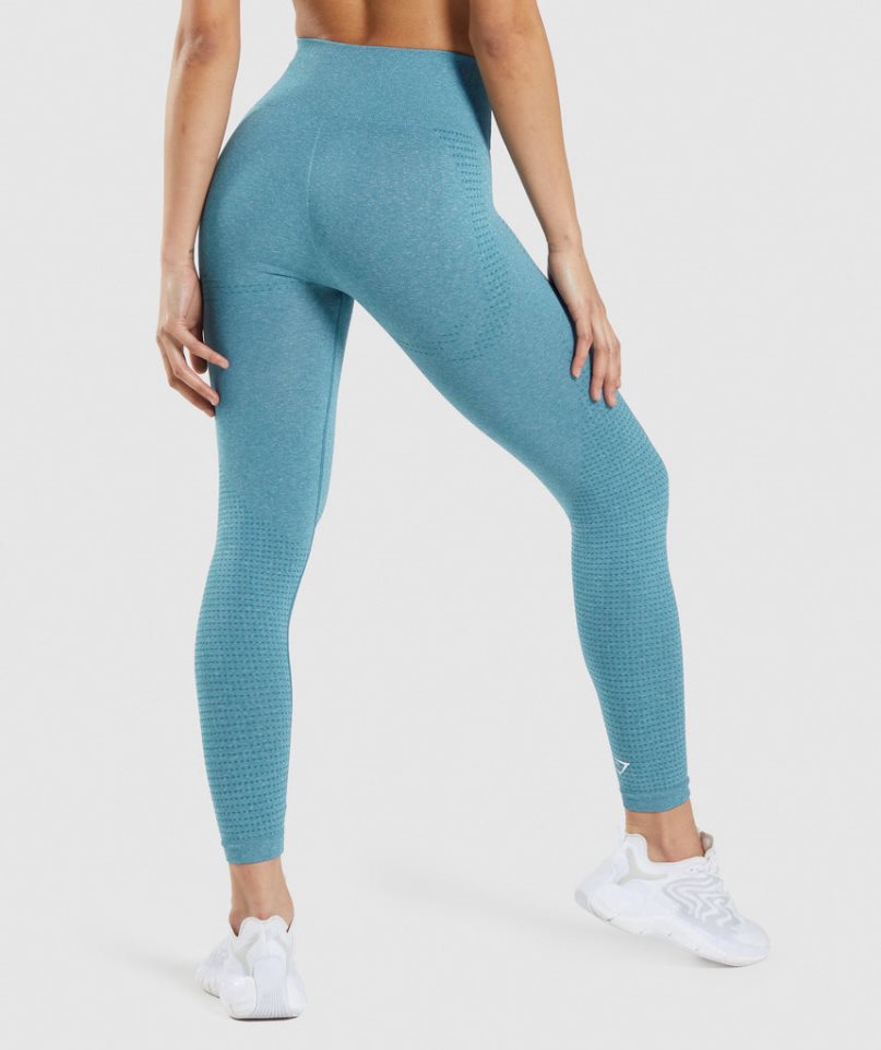 Leggins Gymshark Vital Seamless 2.0 Mujer Turquesa | ES5940-GM