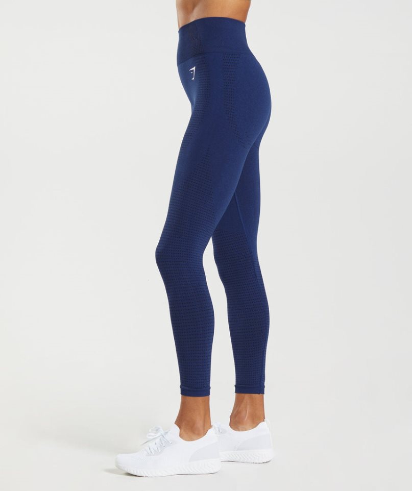 Leggins Gymshark Vital Seamless 2.0 Mujer Azules | ES6173-WS