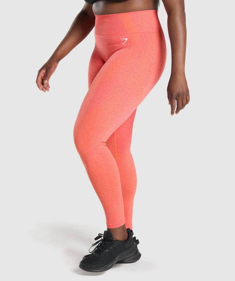 Leggins Gymshark Vital Seamless 2.0 Mujer Naranjas | ES6703-YM