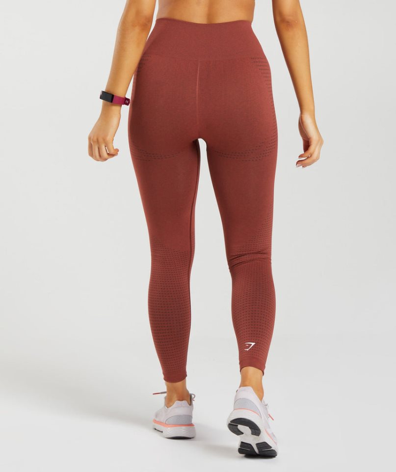 Leggins Gymshark Vital Seamless 2.0 Mujer Marrones | ES9134-LF