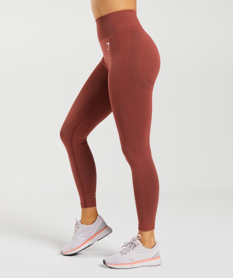 Leggins Gymshark Vital Seamless 2.0 Mujer Marrones | ES9134-LF