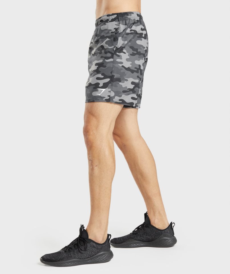 Pantalones Cortos Gymshark Arrival Hombre Camuflaje | ES2701-YD