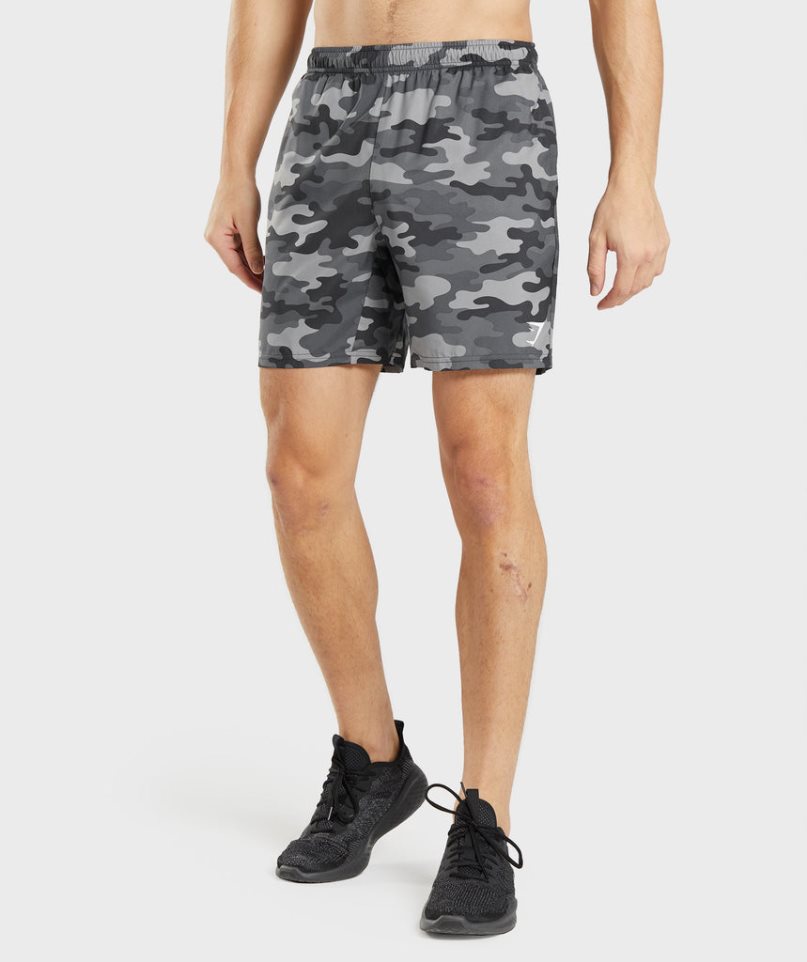 Pantalones Cortos Gymshark Arrival Hombre Camuflaje | ES2701-YD