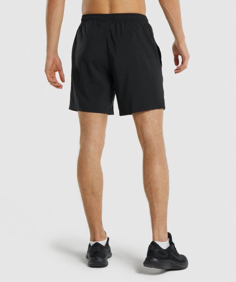 Pantalones Cortos Gymshark Arrival Hombre Negras | ES8456-RW