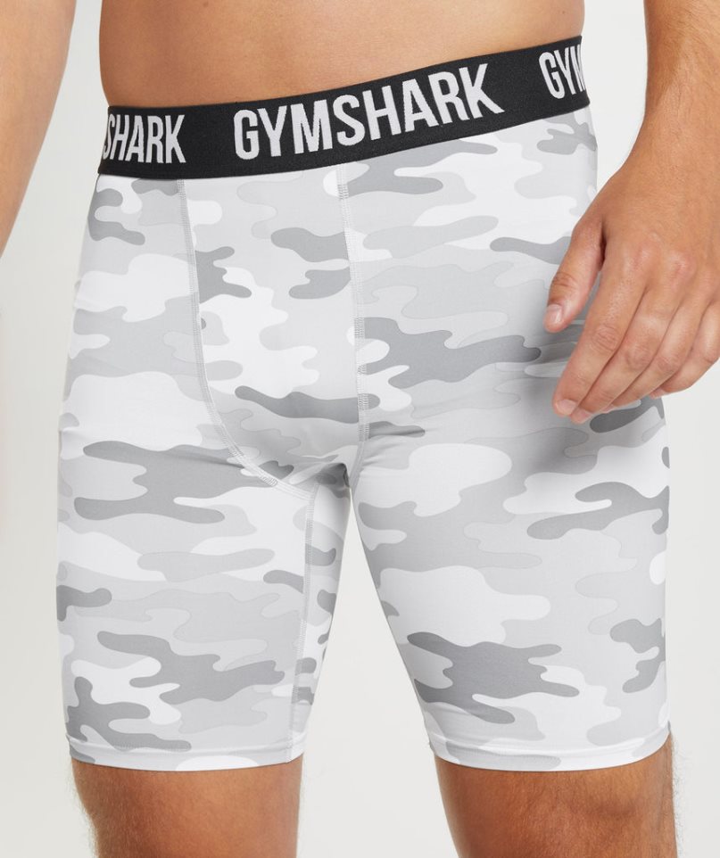 Pantalones Cortos Gymshark Element Baselayer Hombre Camuflaje | ES6031-YX