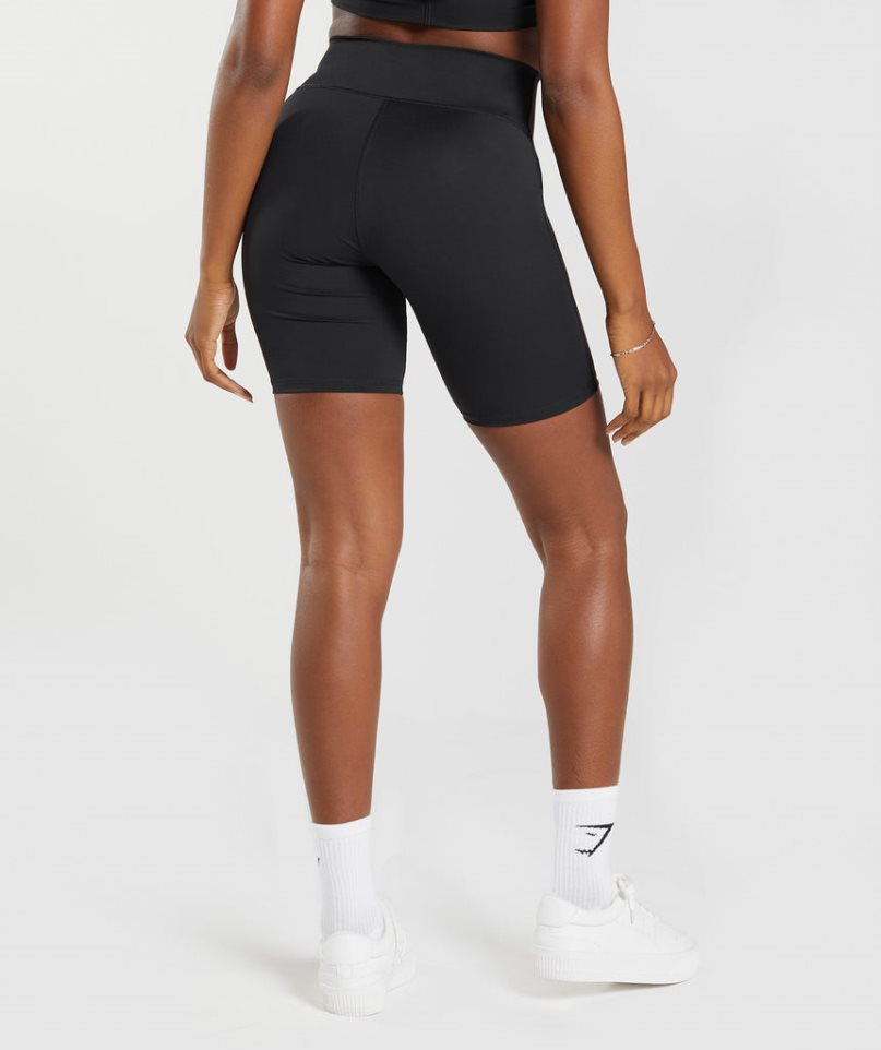 Pantalones Cortos Gymshark Elevate Cycling Mujer Negras | ES8152-UH