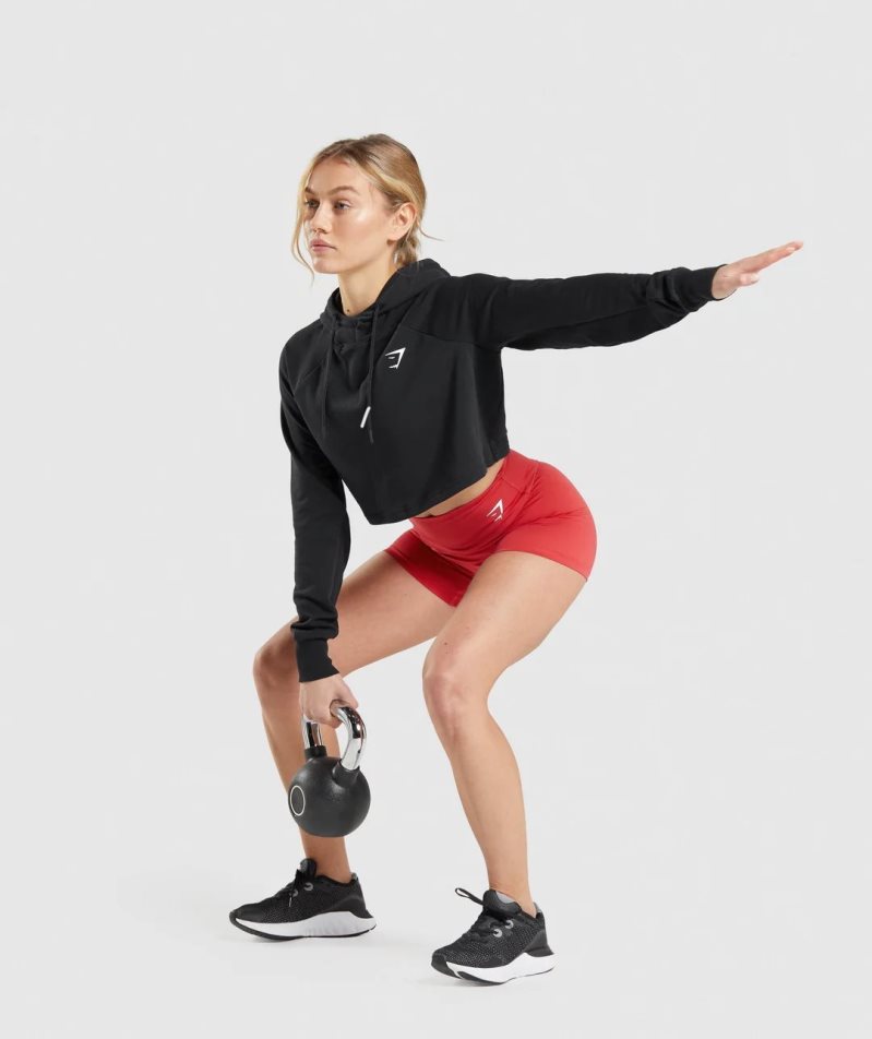 Pantalones Cortos Gymshark Entrenamiento Mujer Rojas | ES1923-NQ