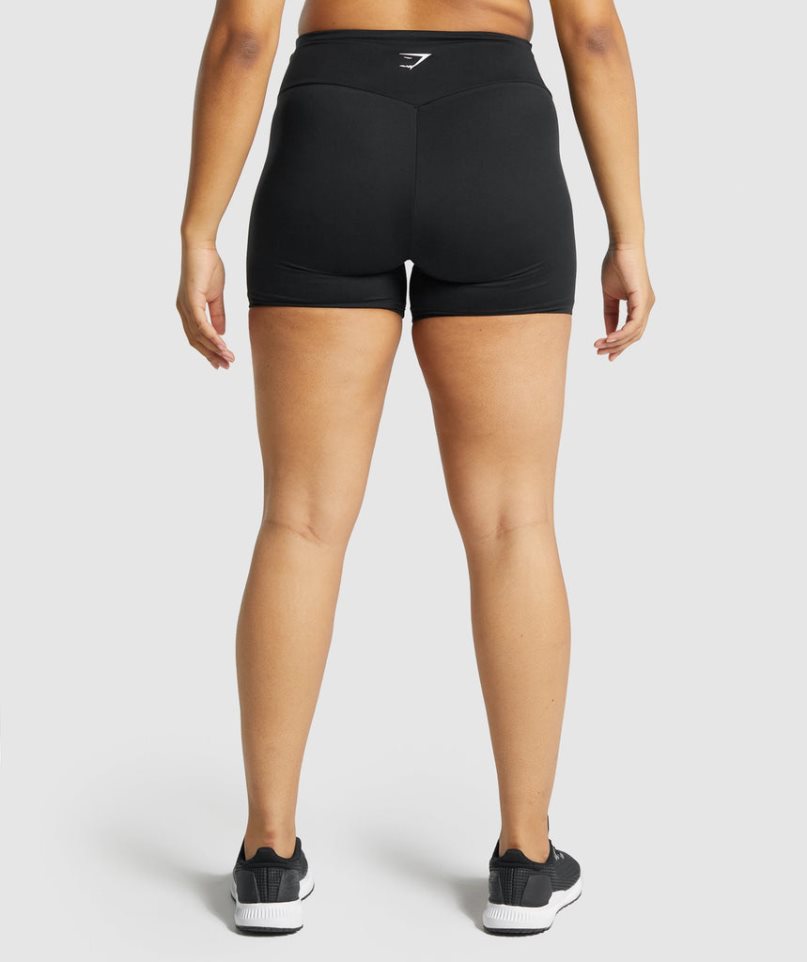 Pantalones Cortos Gymshark Entrenamiento Mujer Negras | ES6091-AR