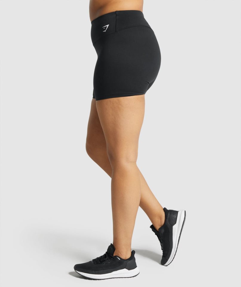 Pantalones Cortos Gymshark Entrenamiento Mujer Negras | ES6091-AR