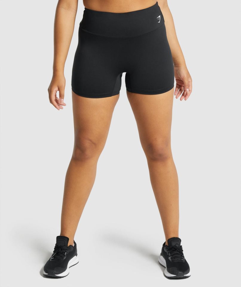 Pantalones Cortos Gymshark Entrenamiento Mujer Negras | ES6091-AR