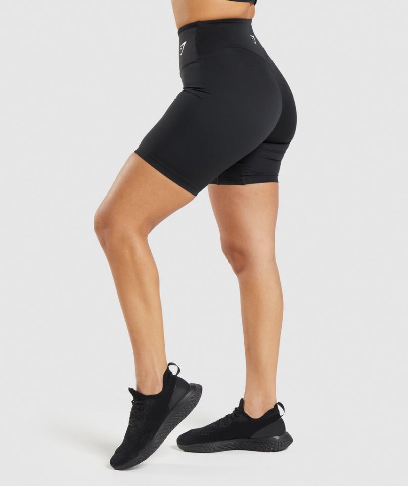 Pantalones Cortos Gymshark Entrenamiento Cycling Mujer Negras | ES8219-KD