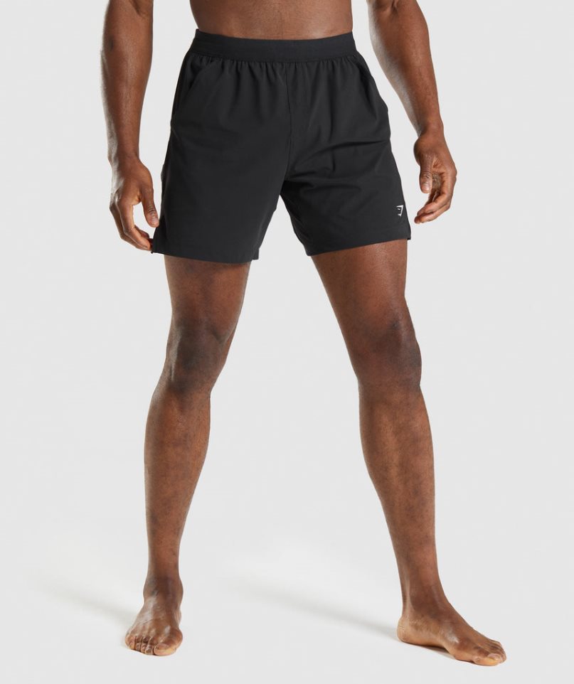 Pantalones Cortos Gymshark Studio Hombre Negras | ES9037-HR