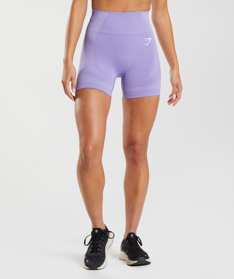 Pantalones Cortos Gymshark Vital Seamless 2.0 Mujer Moradas | ES5794-YJ