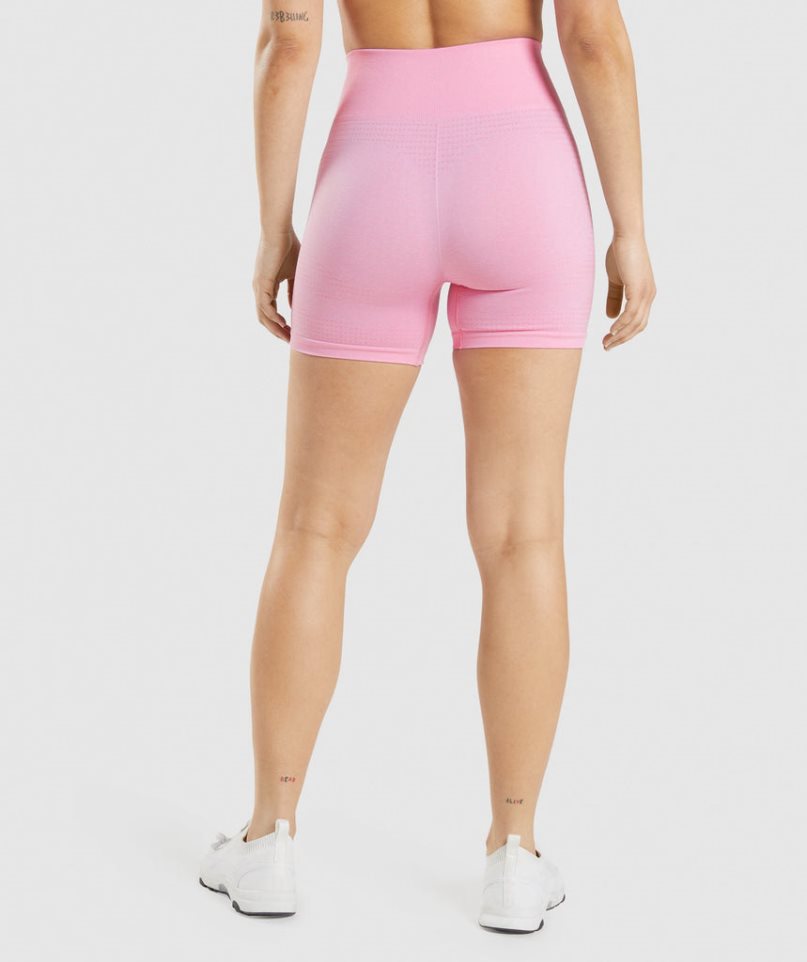 Pantalones Cortos Gymshark Vital Seamless 2.0 Mujer Rosas | ES7201-HY