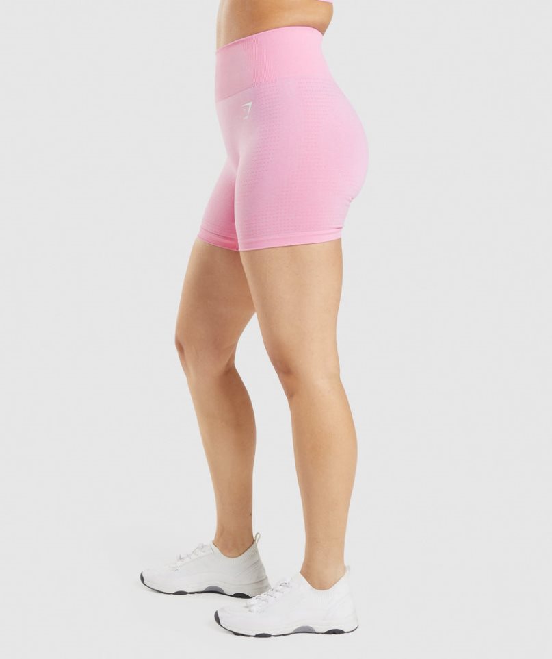 Pantalones Cortos Gymshark Vital Seamless 2.0 Mujer Rosas | ES7201-HY