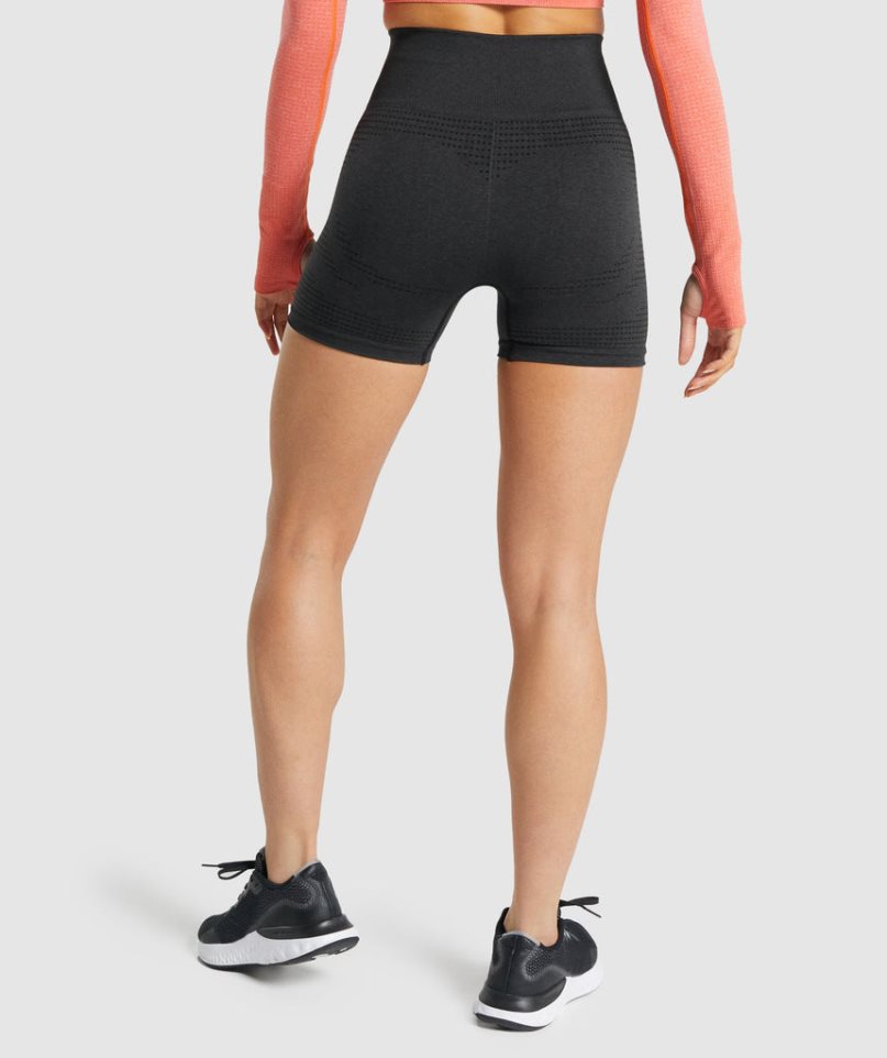 Pantalones Cortos Gymshark Vital Seamless 2.0 Mujer Negras | ES9341-HD