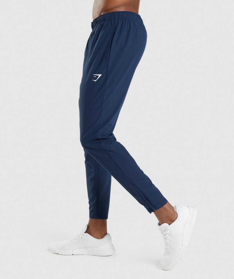 Pantalones Jogger Gymshark Arrival Woven Hombre Azul Marino | ES1694-ZW