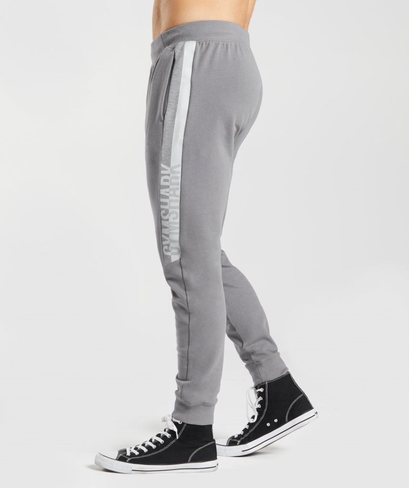 Pantalones Jogger Gymshark Bold React Hombre Gris | ES7460-YH