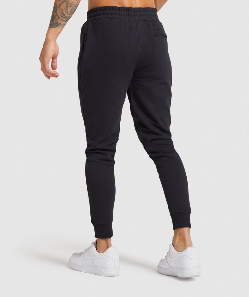 Pantalones Jogger Gymshark Crest Hombre Negras | ES6827-ED