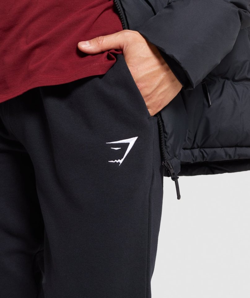 Pantalones Jogger Gymshark Crest Hombre Negras | ES6827-ED