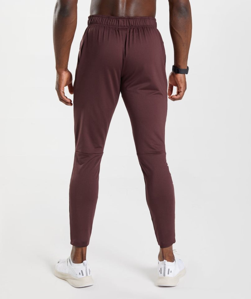 Pantalones Jogger Gymshark Deporte Hombre Burdeos | ES2986-RD