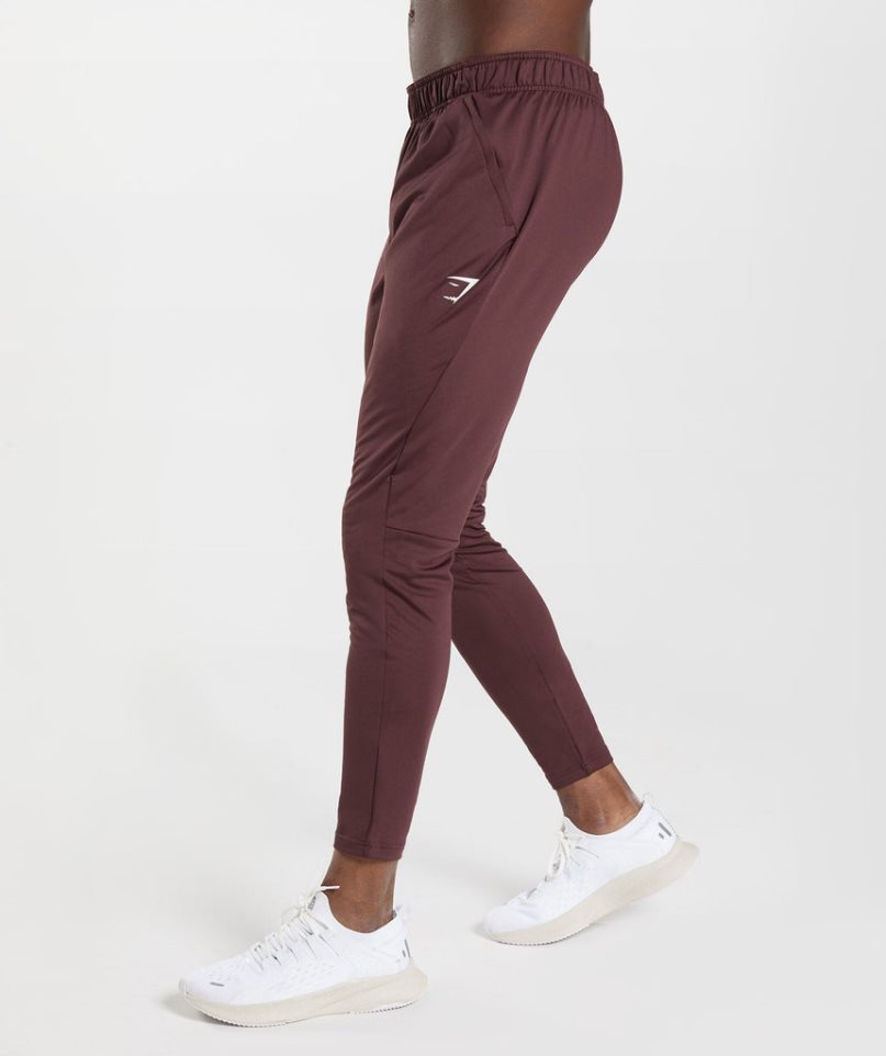 Pantalones Jogger Gymshark Deporte Hombre Burdeos | ES2986-RD