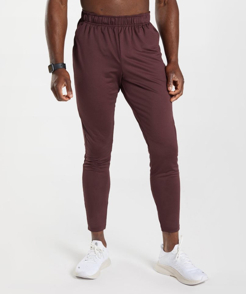 Pantalones Jogger Gymshark Deporte Hombre Burdeos | ES2986-RD