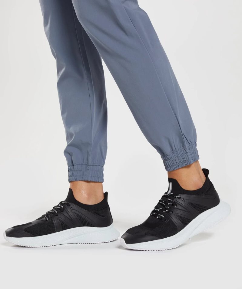 Pantalones Jogger Gymshark Entrenamiento Woven Mujer Azules | ES1052-RF