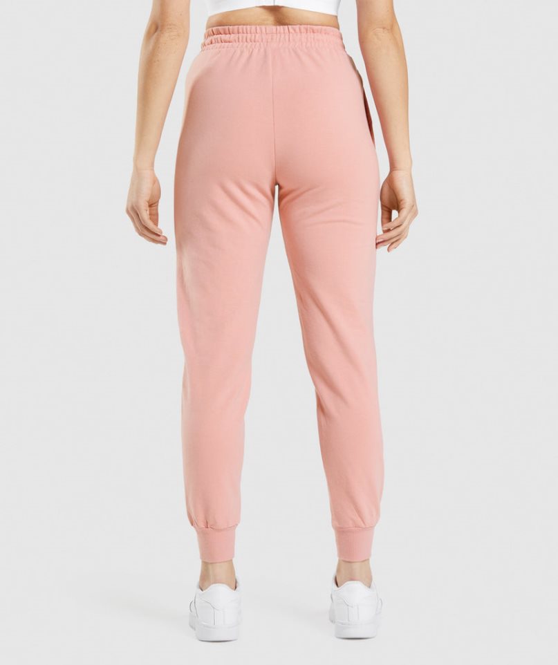 Pantalones Jogger Gymshark Entrenamiento Mujer Rosas | ES1287-ZU