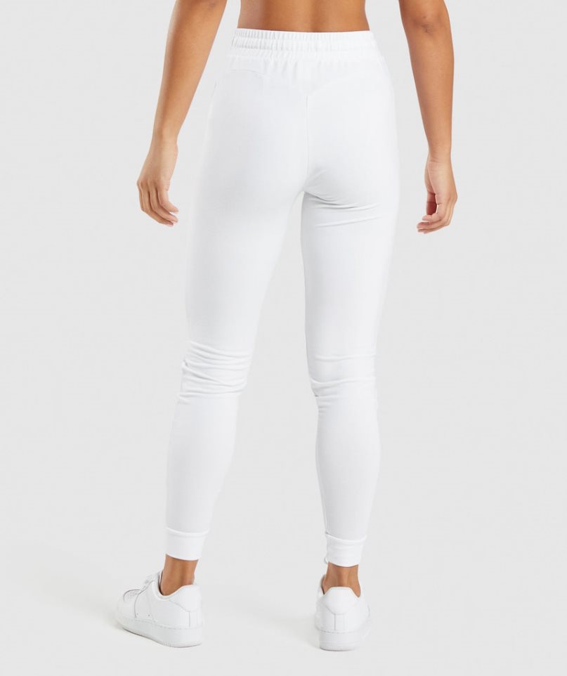 Pantalones Jogger Gymshark Entrenamiento Pippa Mujer Blancas | ES6845-VH