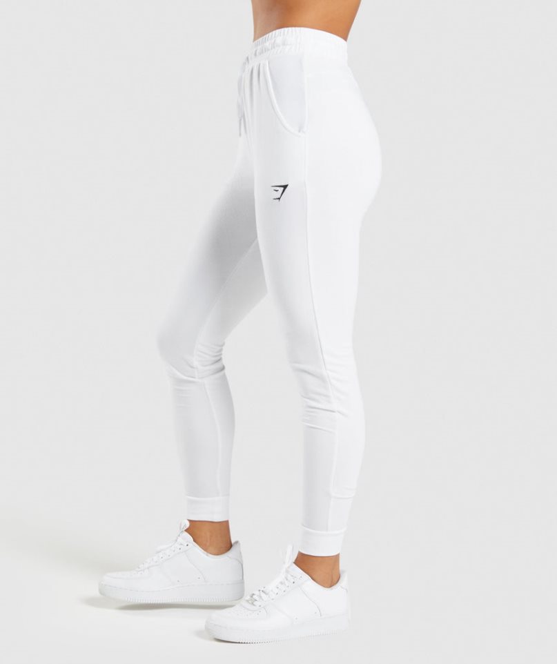 Pantalones Jogger Gymshark Entrenamiento Pippa Mujer Blancas | ES6845-VH