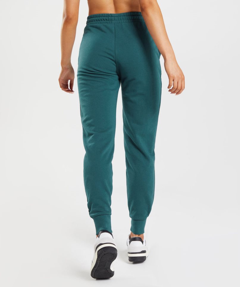 Pantalones Jogger Gymshark Entrenamiento Mujer Turquesa | ES6973-EC