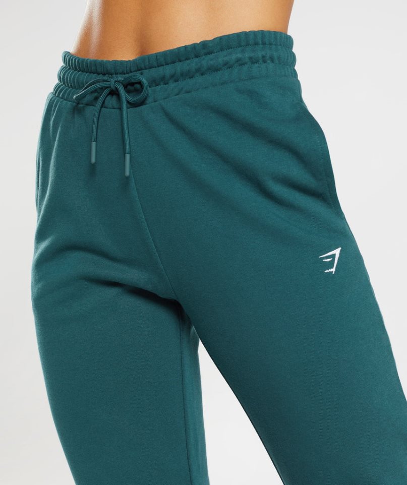 Pantalones Jogger Gymshark Entrenamiento Mujer Turquesa | ES6973-EC