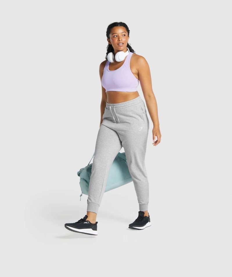 Pantalones Jogger Gymshark Entrenamiento Mujer Gris Claro | ES8036-JT