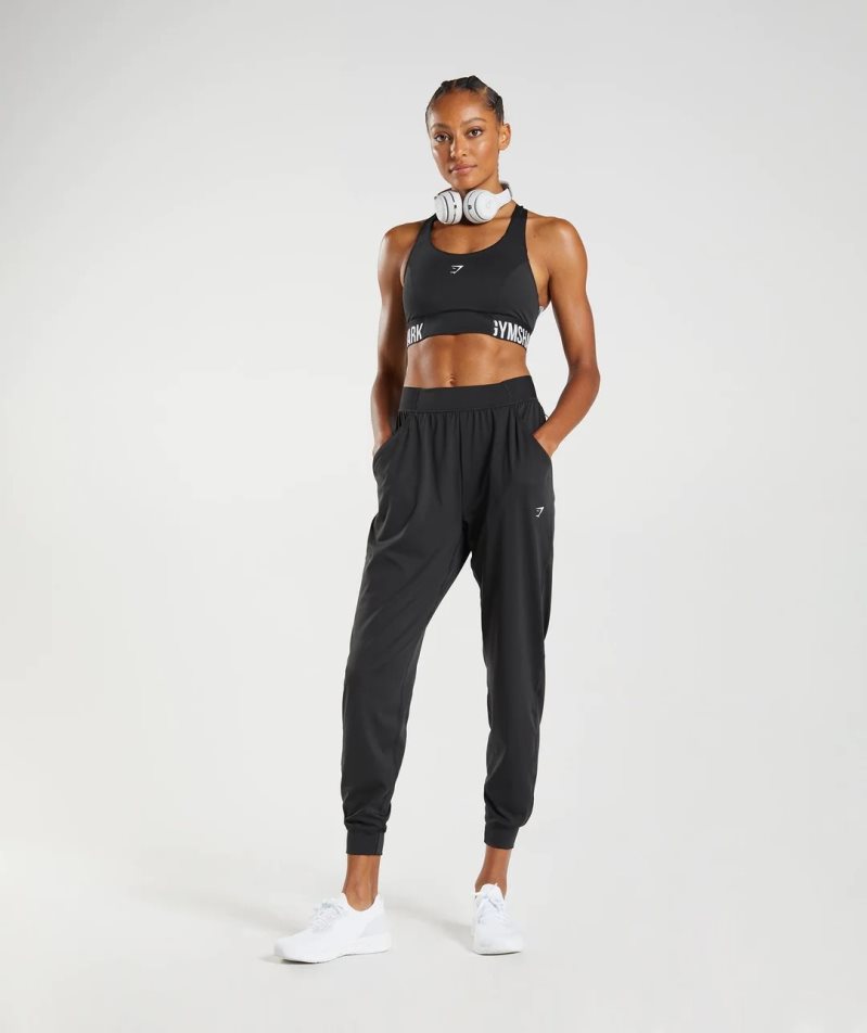 Pantalones Jogger Gymshark Entrenamiento Performance Mujer Negras | ES9132-ZL