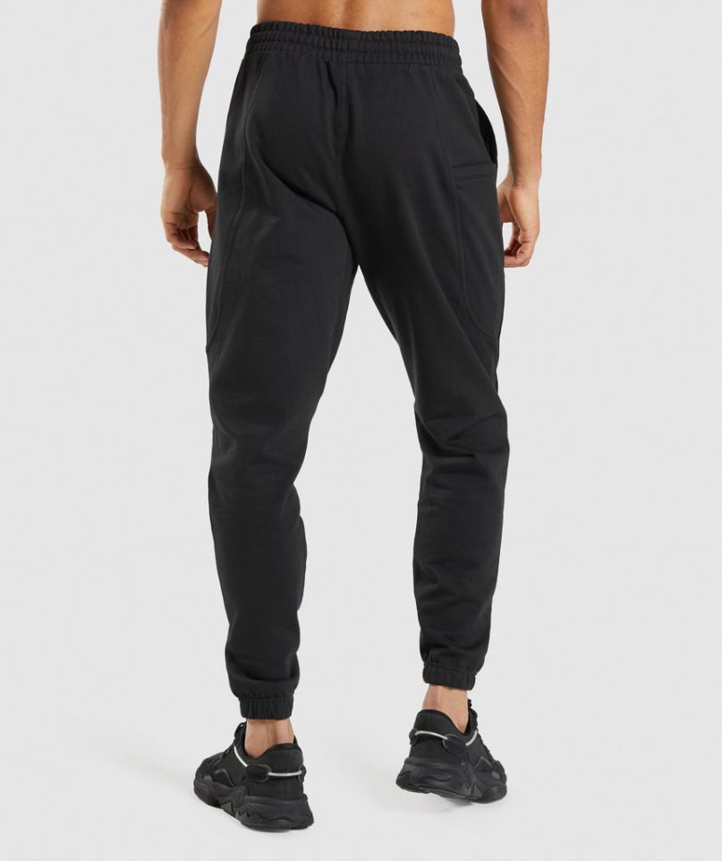 Pantalones Jogger Gymshark Essential Hombre Negras | ES4309-ZL