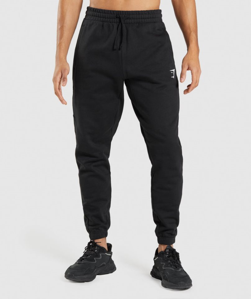 Pantalones Jogger Gymshark Essential Hombre Negras | ES4309-ZL