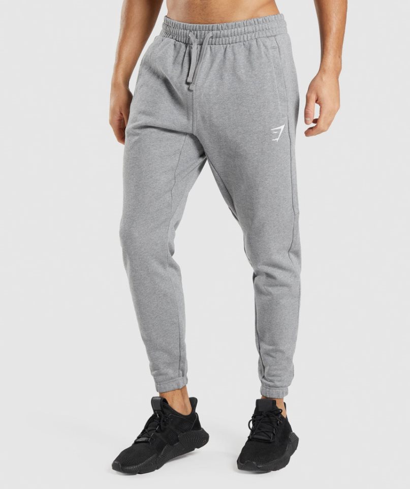 Pantalones Jogger Gymshark Essential Hombre Gris | ES6128-MY